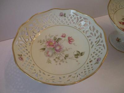 Schumann Arzberg Bavaria Reticulated Pedestal Dish