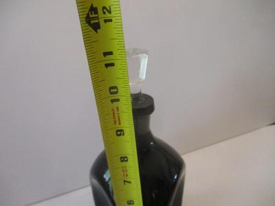 Cambridge Ebony Pinch Decanter Approx 11" Tall