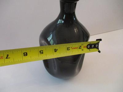 Cambridge Ebony Pinch Decanter Approx 11" Tall