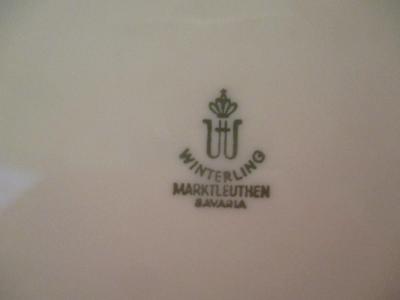 Seltmann Weiden Bavaria "Monika" & Winterling Marktleuthen China Plates