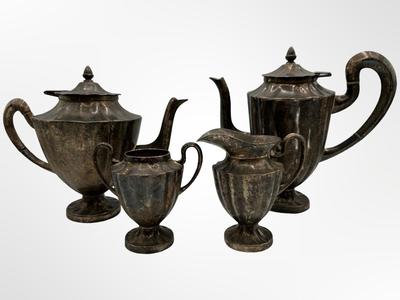 Sterling Silver MACIEL Mexican Tea/Coffee Service Set
