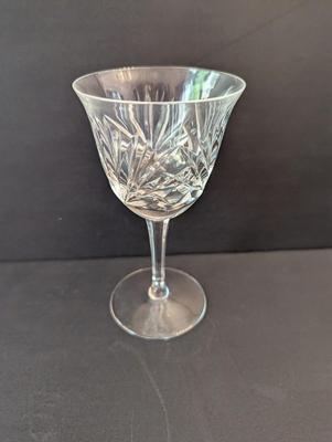 7 - Gorham Cherry Wood Clear Crystal Water Goblets