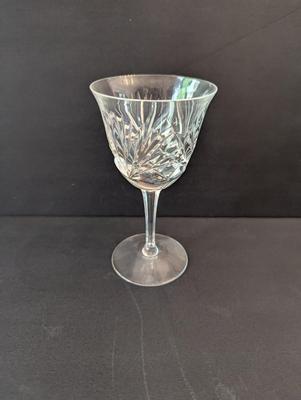 7 - Gorham Cherry Wood Clear Crystal Water Goblets