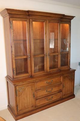 HICKORY Solid Wood China Hutch