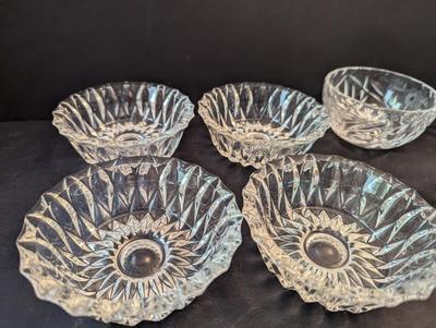 Crystal Clear Candy Dishes Gorham Style