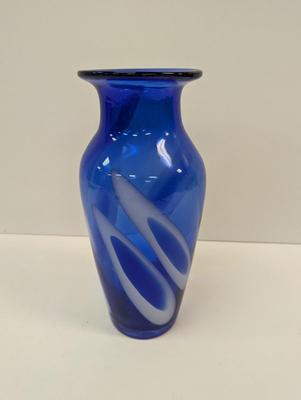 Hand Blown Art Decor Glass Vase #27