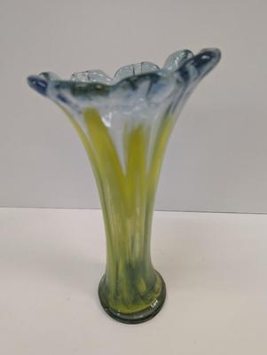 Vintage Decorative Hand Blown Murano Style Glass Vase #28