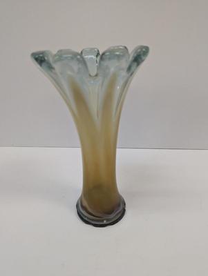 Vintage Decorative Hand Blown Murano Style Glass Vase #29