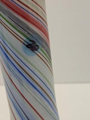 Swirled Multi-Color Glass Bud Vase #30
