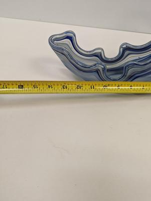 Vintage Murano Style Glass Swan Bird Bowl #40