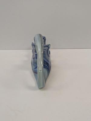 Vintage Murano Style Glass Swan Bird Bowl #40