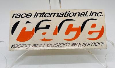 Vintage Automotive Equipment Sticker - RACE International