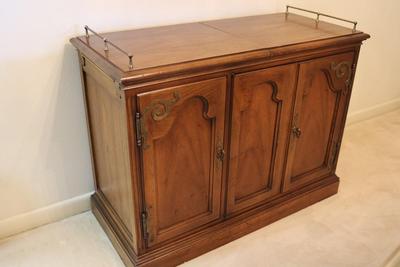 HICKORY Solid Walnut Slide Top Server Buffet