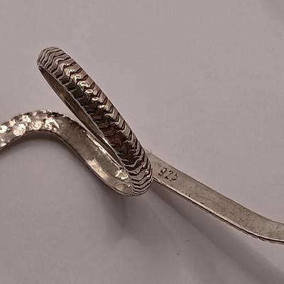 LOT 8: Vintage 925 Sterling Frog Pendant Necklace 15.5g with 925 Sterling Earrings 13.3gtw