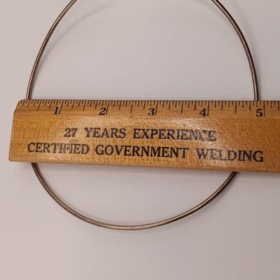 LOT 9: Lapis and Blue Topaz Pendant Set in 925 Sterling 29.8gtw on a 925 Sterling Choker 9.7g