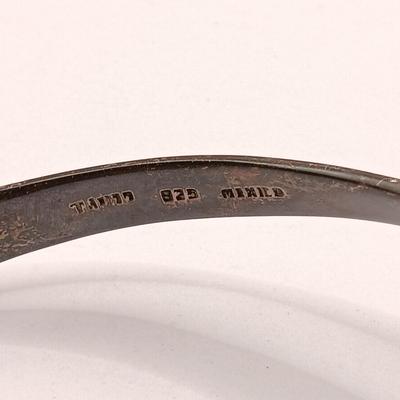 LOT 11: Vintage Taxco 925 Mexico Hinged Choker 103.6g