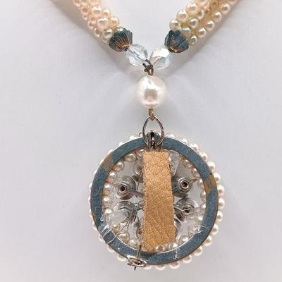 LOT 14: Collection of Feaux Pearl Costume Necklaces