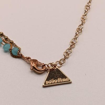 LOT 15: Vintage Hand-Painted Fleur-de-lis Glass Bead Necklace, Seŕefina 3-Strand Necklace & More