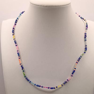 LOT 15: Vintage Hand-Painted Fleur-de-lis Glass Bead Necklace, Seŕefina 3-Strand Necklace & More