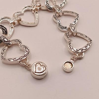 LOT 17: Silver-Tone Necklace with Garnet-Tone Stone, Chicos Circle Necklace, Style & Co Watch & More