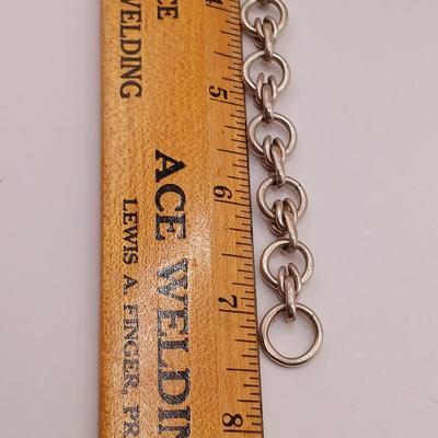 LOT 18: Vintage 925 Sterling Ring 10.4g Sz 6.5 with 925 Sterling Bracelet 27.6g