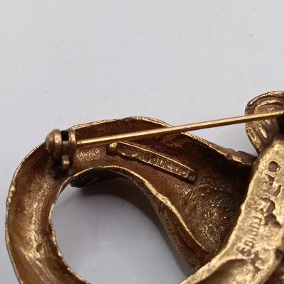 LOT 19: Alva Studios Museum Reproductions Catfish Brooch, Stone and Metal Bead Necklace, Anthropologie Tassel Necklace & More