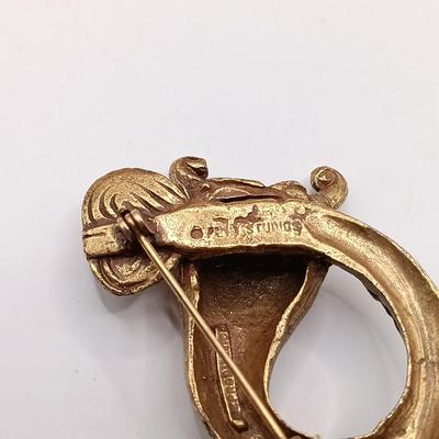 LOT 19: Alva Studios Museum Reproductions Catfish Brooch, Stone and Metal Bead Necklace, Anthropologie Tassel Necklace & More