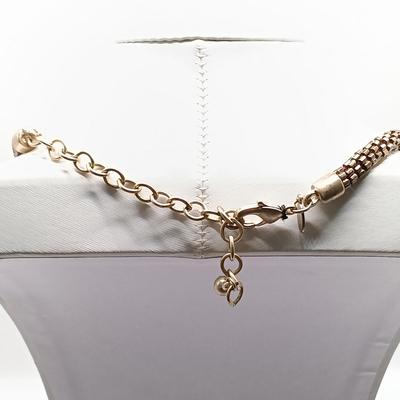 LOT 20: Fossil Skeleton Key Necklace, Chicos Multi-Strand Silver-Tone Necklace & More