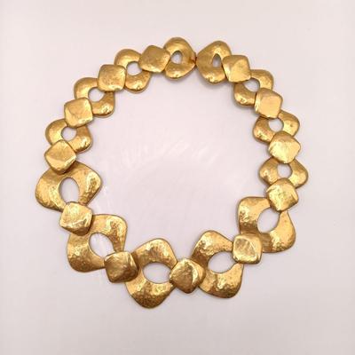 LOT 24: Monet Link Chain Necklace, Venôme Link Chain Necklace, Crown Trifari Snake Chain Necklace & More