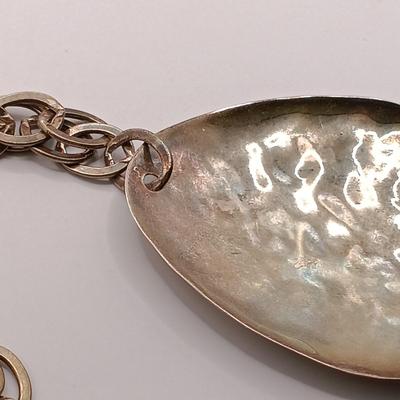 LOT 25: Feaux Pearl and Metal Tassel Necklace, Glass and Metal Fringe Necklace, Chain Necklace with 925 Clasp and Link & More