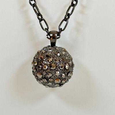 LOT 55: Alfani, 1928, Metal Knotted Mesh Necklace, Multi Strand Black Glass Beaded, Bangle & Cuff Bracelet