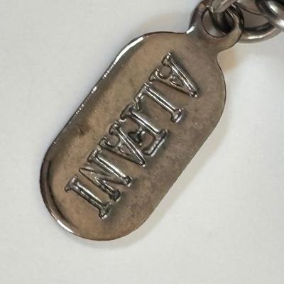 LOT 55: Alfani, 1928, Metal Knotted Mesh Necklace, Multi Strand Black Glass Beaded, Bangle & Cuff Bracelet