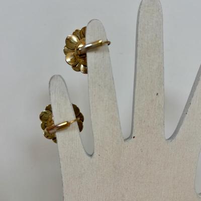 LOT 60: Gold-tone Floral & Beaded Necklace, Stretch Bracelet, Pierced Earrings, J Crew Multi-Strand Necklace & More