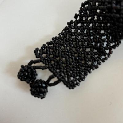 LOT 66: Cookie Lee Black & White 56" Faux Pearl Necklace, Premier Designs Black Glass Beaded Necklace, Baby lone, Paris, Beaded...