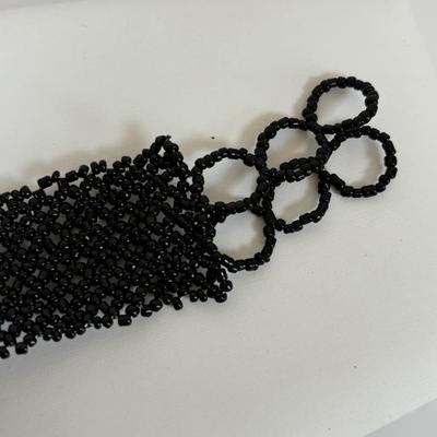 LOT 66: Cookie Lee Black & White 56" Faux Pearl Necklace, Premier Designs Black Glass Beaded Necklace, Baby lone, Paris, Beaded...