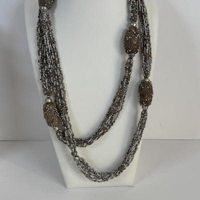 LOT 67: Pierced Earrings & Necklace Collection