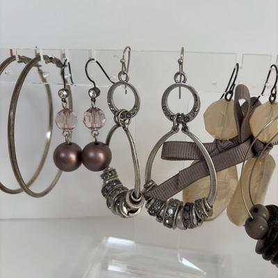 LOT 67: Pierced Earrings & Necklace Collection