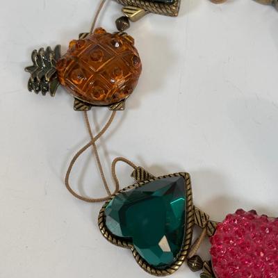 LOT 69: Betsy Johnson Collection: Necklaces & Bracelet (needed to be re-strung)