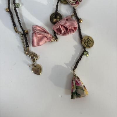 LOT 69: Betsy Johnson Collection: Necklaces & Bracelet (needed to be re-strung)