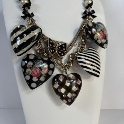 LOT 69: Betsy Johnson Collection: Necklaces & Bracelet (needed to be re-strung)