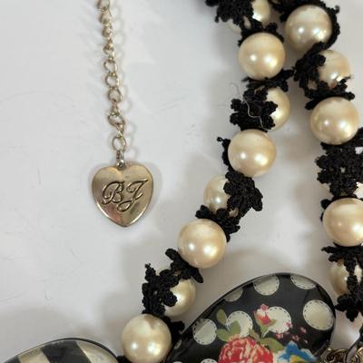 LOT 69: Betsy Johnson Collection: Necklaces & Bracelet (needed to be re-strung)
