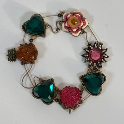 LOT 69: Betsy Johnson Collection: Necklaces & Bracelet (needed to be re-strung)