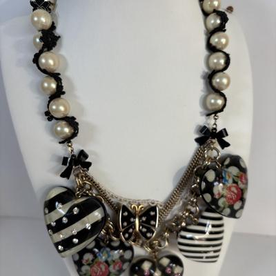 LOT 69: Betsy Johnson Collection: Necklaces & Bracelet (needed to be re-strung)