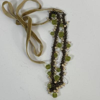 LOT 70: Loft Vibrant Green Floral Necklace, Glass Beaded Bracelet, J Crew Statement Necklace, Colorful Bangles, Pierced Earrings & More