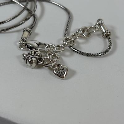 LOT 72: Brighton Ladies Watch, Necklace w/Heart Pendant & More