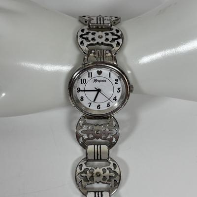 LOT 72: Brighton Ladies Watch, Necklace w/Heart Pendant & More