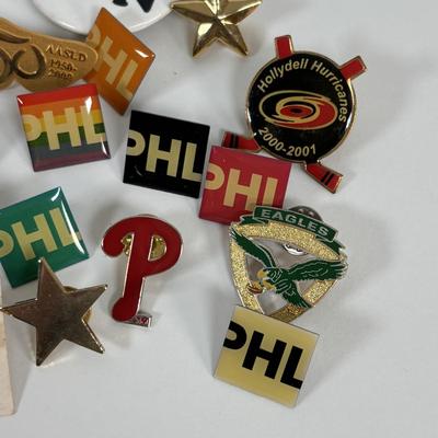 LOT 74: Philadelphia Collectors Pins & More
