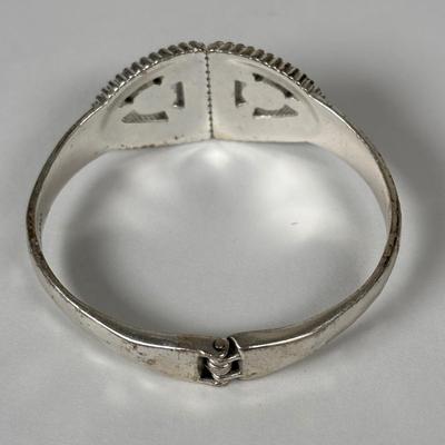 LOT 77: Silver-Tone/Gold-Tone Necklace & Earring Set, Blue Beaded Necklace, Monet Necklace, Luck Brand Hinged Bracelet & Pierced...