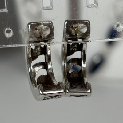 LOT 77: Silver-Tone/Gold-Tone Necklace & Earring Set, Blue Beaded Necklace, Monet Necklace, Luck Brand Hinged Bracelet & Pierced...