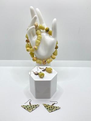 LOT 123: Vince Camuto Necklace, Robert Lee Morris Soho Earrings, Viva Bead Jewelry and More